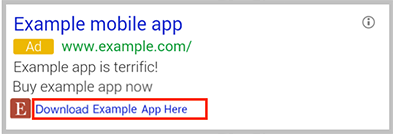 App Extension Google AdWords