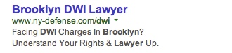 Brooklyn DWI Lawyer Ad